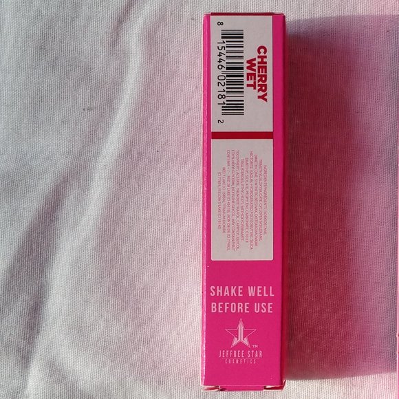 JEFFREE STAR CHERRY WET LIQUID LIPSTICK PINKY RED - Picture 2 of 9